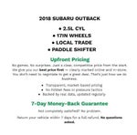 2018 Subaru Outback Base