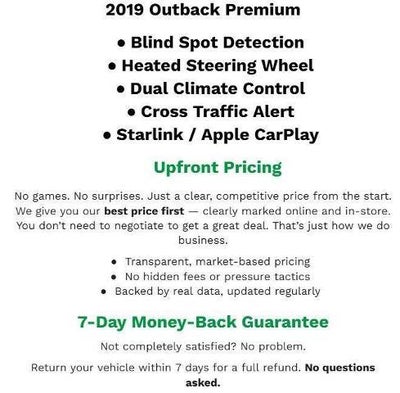 2019 Subaru Outback 2.5i Premium