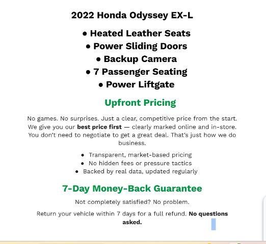 2022 Honda Odyssey EX-L
