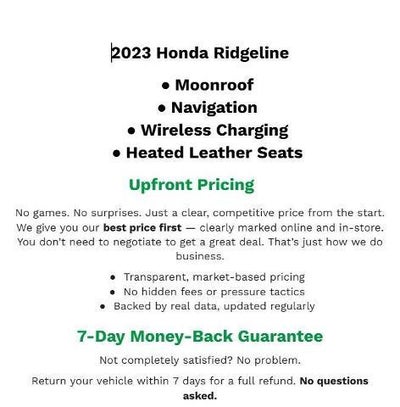 2023 Honda Ridgeline RTL-E