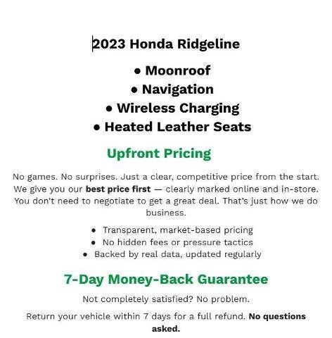 2023 Honda Ridgeline RTL-E