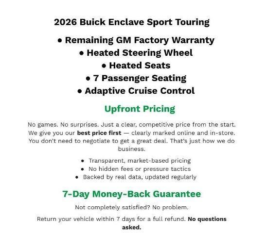 2026 Buick Enclave Sport Touring