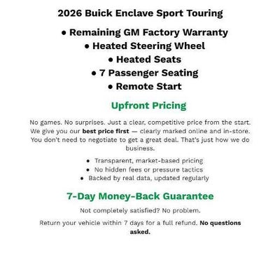 2026 Buick Enclave Sport Touring