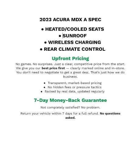 2023 Acura MDX w/A-Spec Package