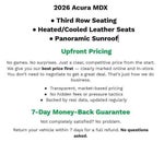 2026 Acura MDX A-SPEC