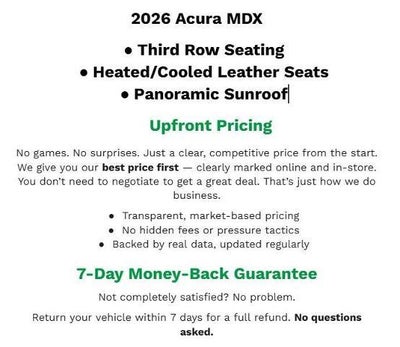 2026 Acura MDX A-SPEC