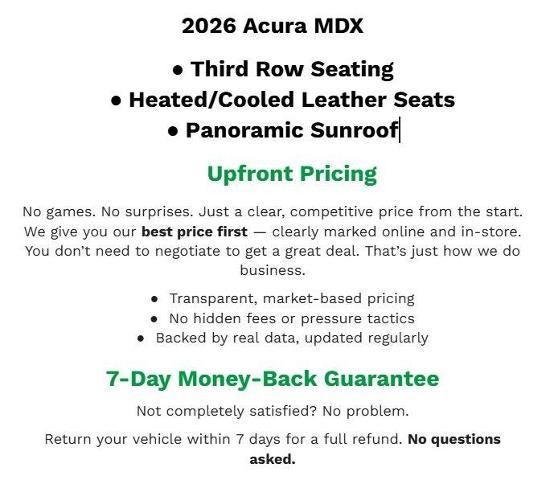 2026 Acura MDX A-SPEC