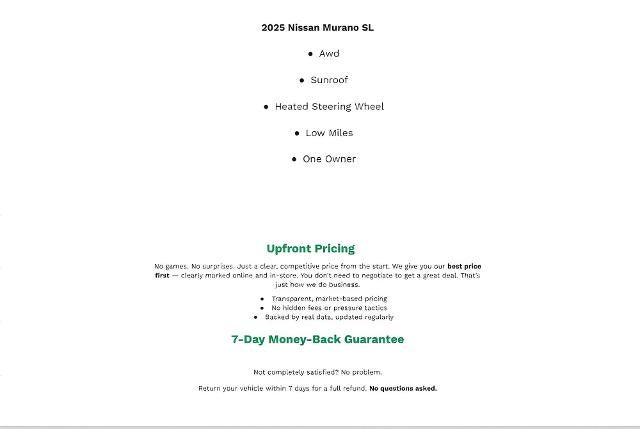 2025 Nissan Murano SL