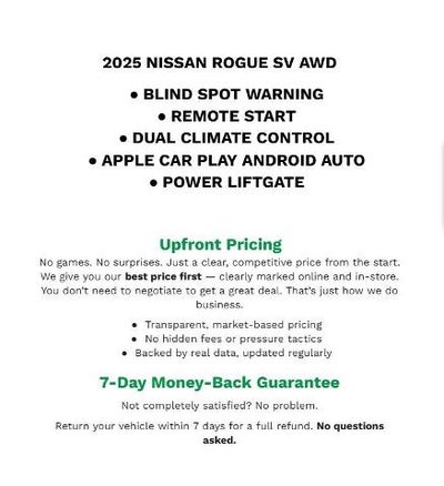 2025 Nissan Rogue SV