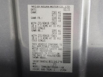 2025 Nissan Rogue SV