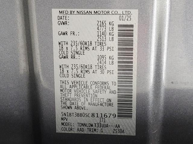 2025 Nissan Rogue SV