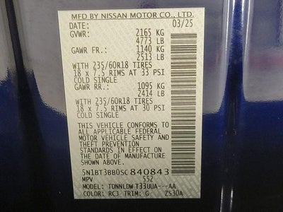 2025 Nissan Rogue SV