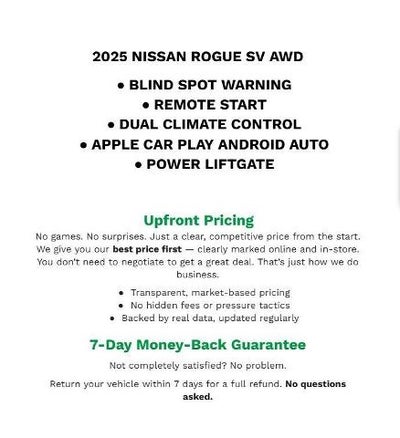 2025 Nissan Rogue SV