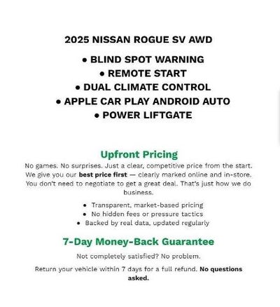 2025 Nissan Rogue SV