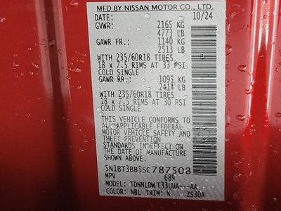 2025 Nissan Rogue SV