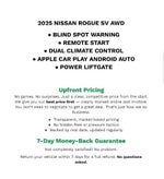 2025 Nissan Rogue SV