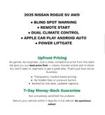 2025 Nissan Rogue SV