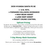 2020 Hyundai Santa Fe SE