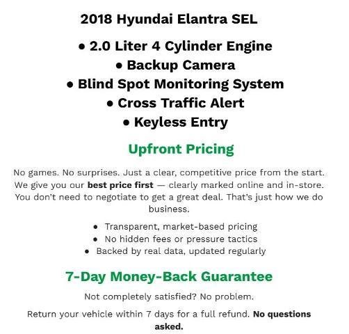 2018 Hyundai Elantra 2.0 SEL A/T SULEZ's photo