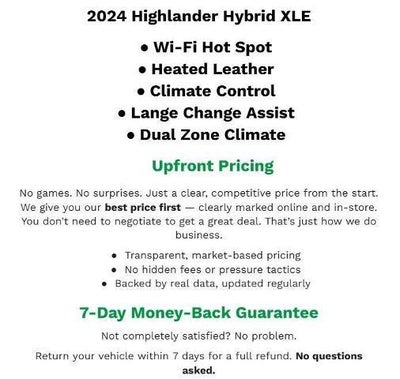 2024 Toyota Grand Highlander Hybrid XLE