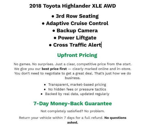 2018 Toyota Highlander XLE