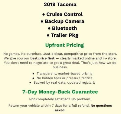 2019 Toyota Tacoma SR