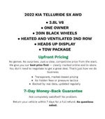 2022 Kia Telluride SX
