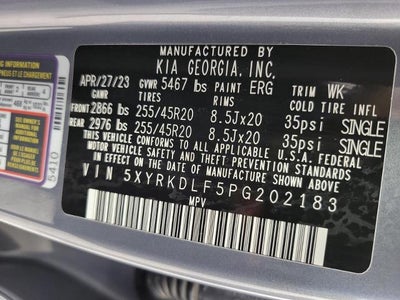 2023 Kia Sorento SX