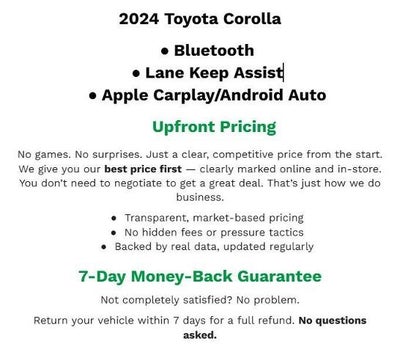 2024 Toyota Corolla LE