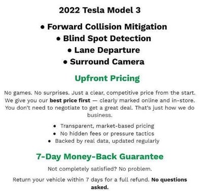 2022 Tesla Model 3 Long Range