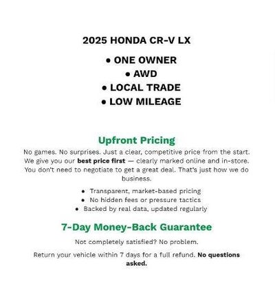 2025 Honda CR-V LX