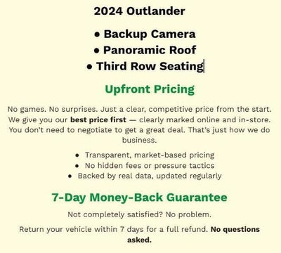 2024 Mitsubishi Outlander SE 2.5 S-AWC