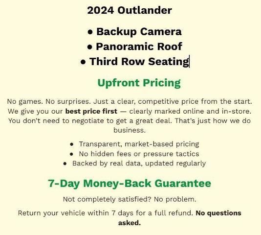 2024 Mitsubishi Outlander SE 2.5 S-AWC
