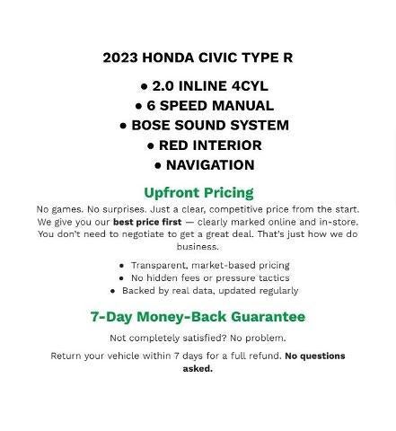 2023 Honda Civic Type R Base