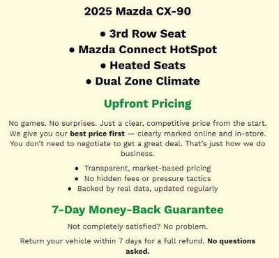 2025 Mazda Mazda CX-90 Preferred Package