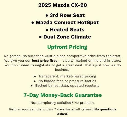 2025 Mazda Mazda CX-90 Preferred Package