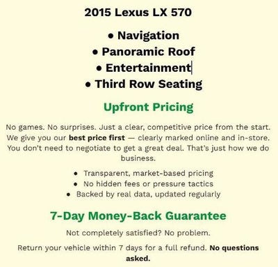 2015 Lexus LX 570 