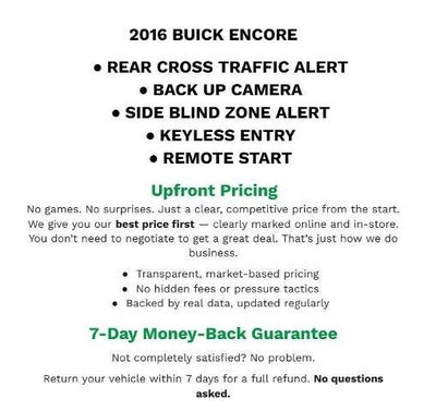 2016 Buick Encore Leather