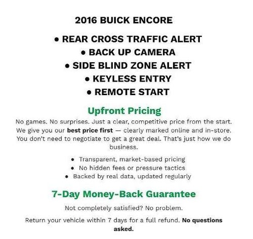 2016 Buick Encore Leather