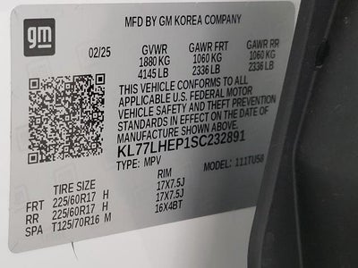 2025 Chevrolet Trax LT