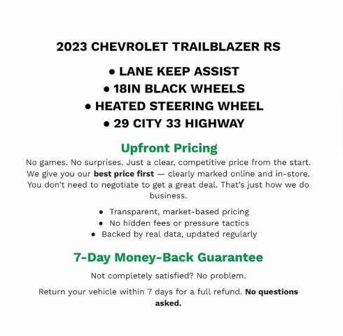 2023 Chevrolet Trailblazer RS