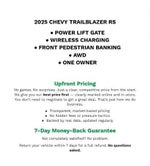 2025 Chevrolet Trailblazer RS