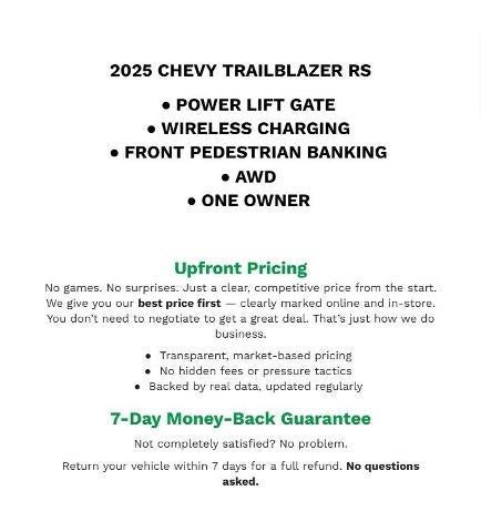 2025 Chevrolet Trailblazer RS