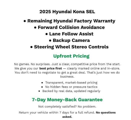 2025 Hyundai Kona SEL
