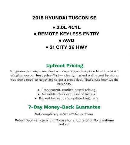 2018 Hyundai Tucson SE