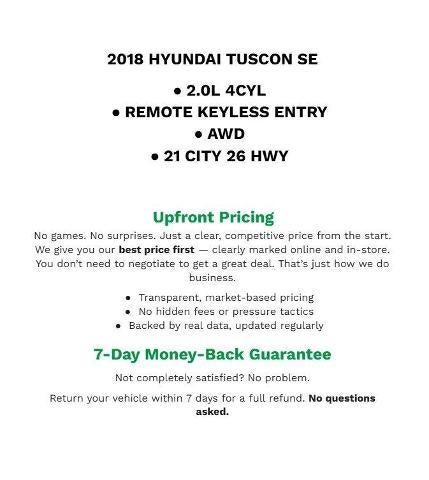 2018 Hyundai Tucson SE