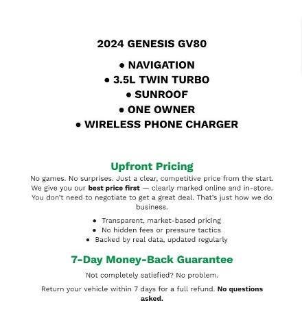 2024 Genesis GV80 Base