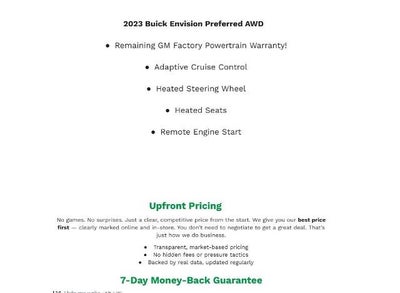 2023 Buick Envision Preferred