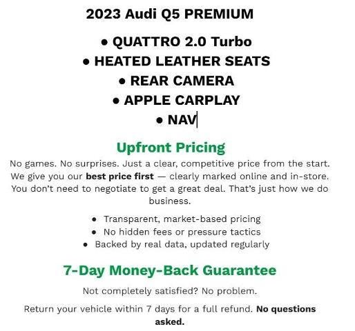 2023 Audi Q5 S line Premium Plus