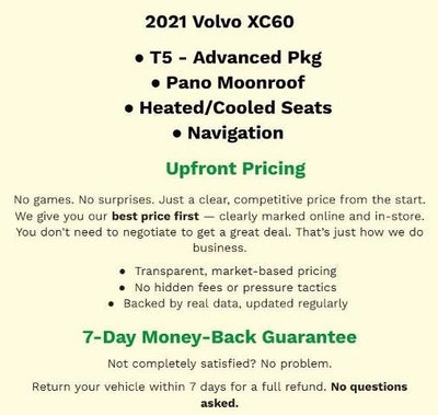2021 Volvo XC60 T5 Inscription
